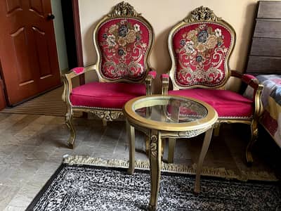 Tea table with chairs