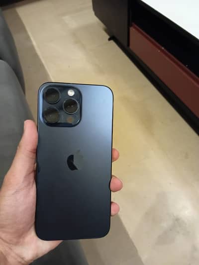 Apple iPhone 15 Pro Max 256gb blue titanium non pta Sim working