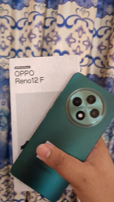 OPPO Reno12 F Not any fault 256 gb with original box charger