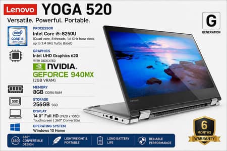 Lenovo Yoga 520 Intel Core i5-8250U