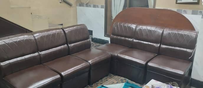 leather office sofa