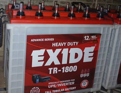4 Exide batteries for sale