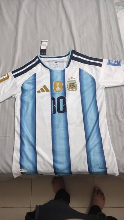 Argentina Messi player version original jersey