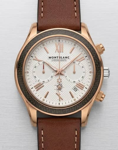 Montblanc Chronograph Men's Watch [ Rose Gold / Stainless Steel]