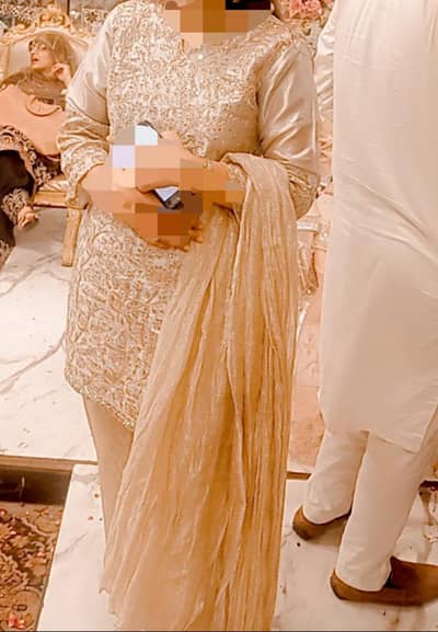Zari shirt jamawar trousers