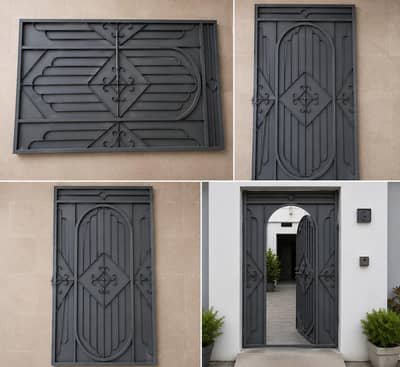 Heavy Duty MS Iron Main Gate Door