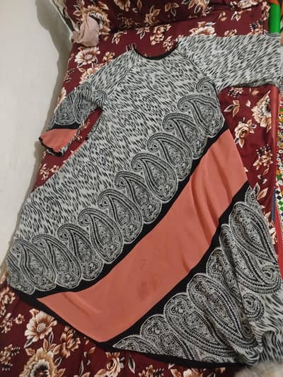 Abaya Gown Double sided with 2 color