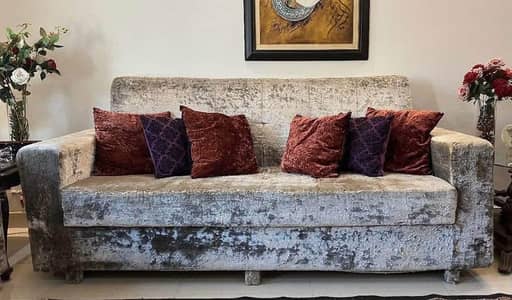 7 seater sofa set for sale (3+2+1+1) with cushions