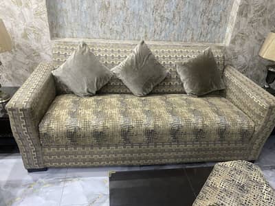 Sofa Set 7 seater (3-2-2) with coffee tables (3)