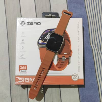 Zero "Sigma" smart watch Box opened for sale.