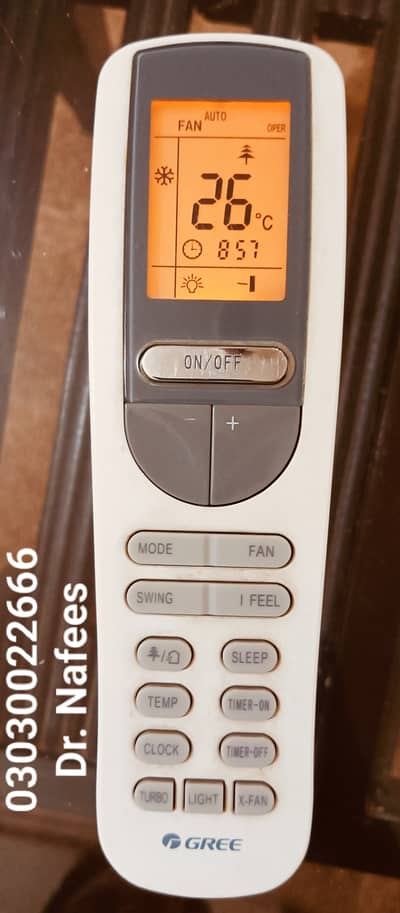 1 ton Gree inverter Ac just like new