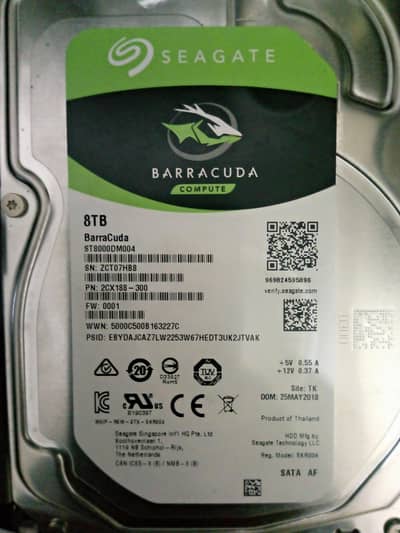 8-TB hard drive lahore cantt