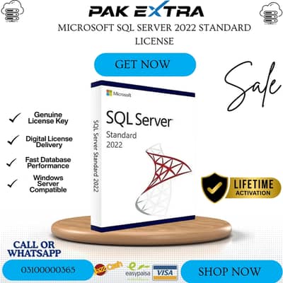Microsoft SQL Server 2022 Standard License