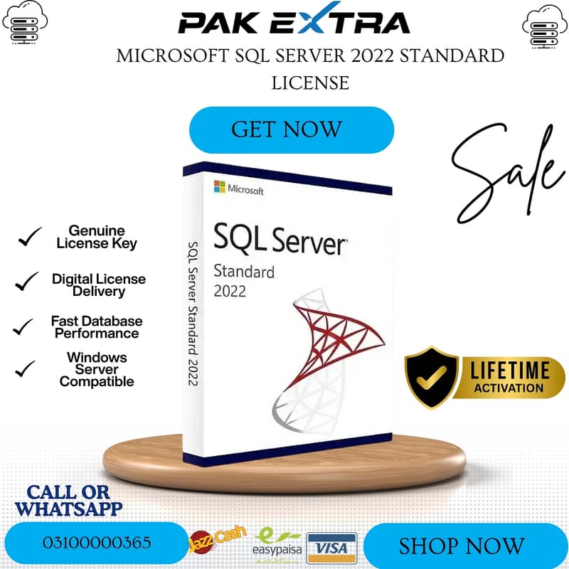 Microsoft SQL Server 2022 Standard License 0