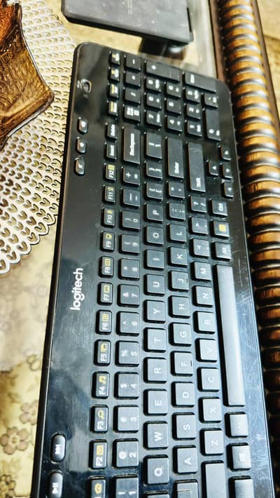 Original Logitech Bluetooth keyboard with free wireless charger