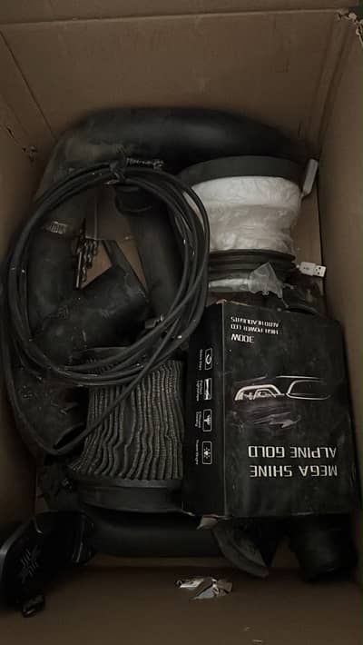 Headlights, filters, spoilers