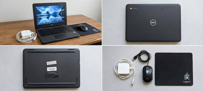 Dell Chromebook 4/32 – Fast Charging (27W Charger) & 6 Hours Battery B