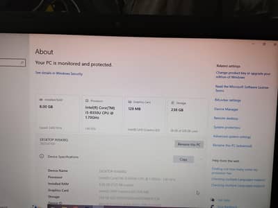 Lenovo i5 8G 8/256SSD Full Fresh