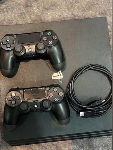 PS4 pro 1TB. with PS Plus Purchased. A Full Package Deal.