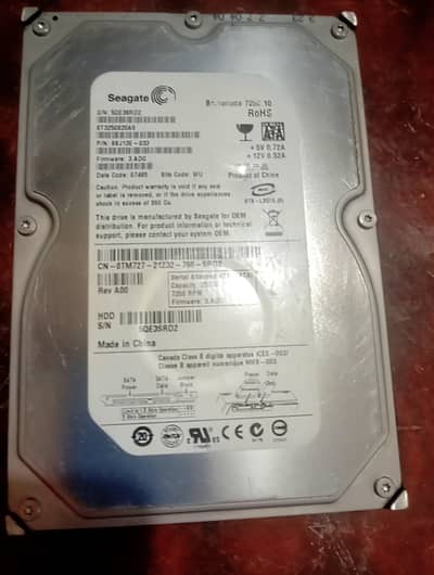 Seagate 250GB Desktop Hard Drive (7200 RPM SATA)