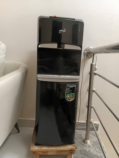 HOMAGE HWD-49332 Water Dispenser with Refrigerator. Hot, Cold & Normal.