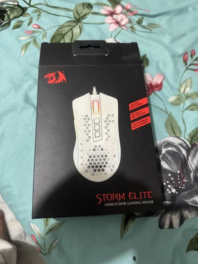 Red Dragon M988W Strom Elite RGB Gaming Mouse (White)