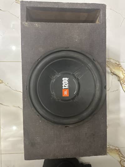 JBL 1200w boofer with AAMP