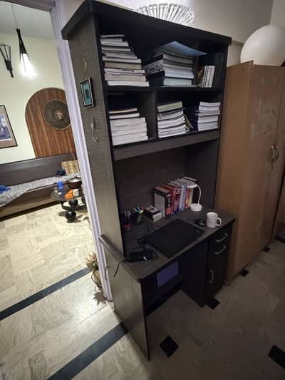 Study table and book shelf