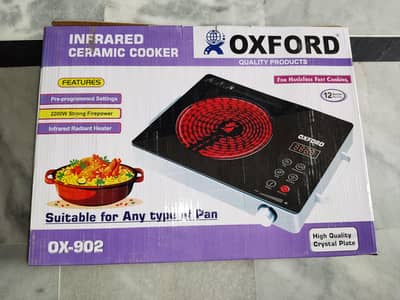 Oxford Infrared Ceramic Cooker OX-902 – 2200W | Excellent Condition