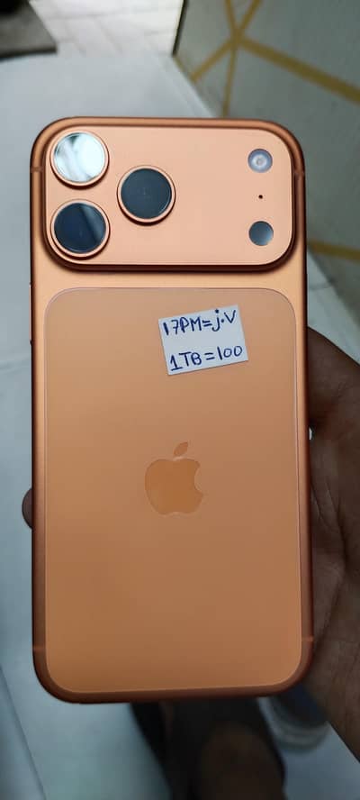 Apple iPhone 17 Pro Max 1tb non pta JV 100 health 0 cycle only phone