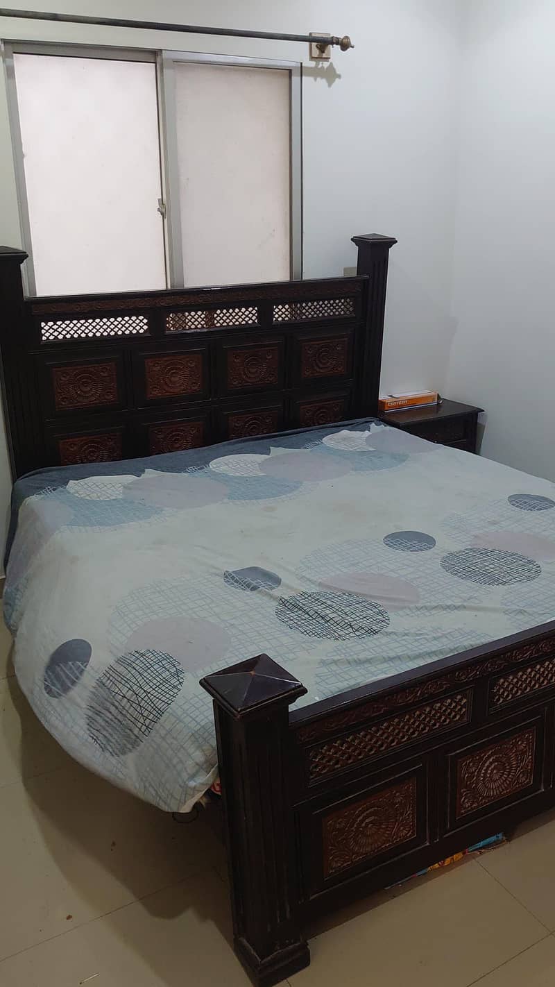 bed , dressing table without mattress 1