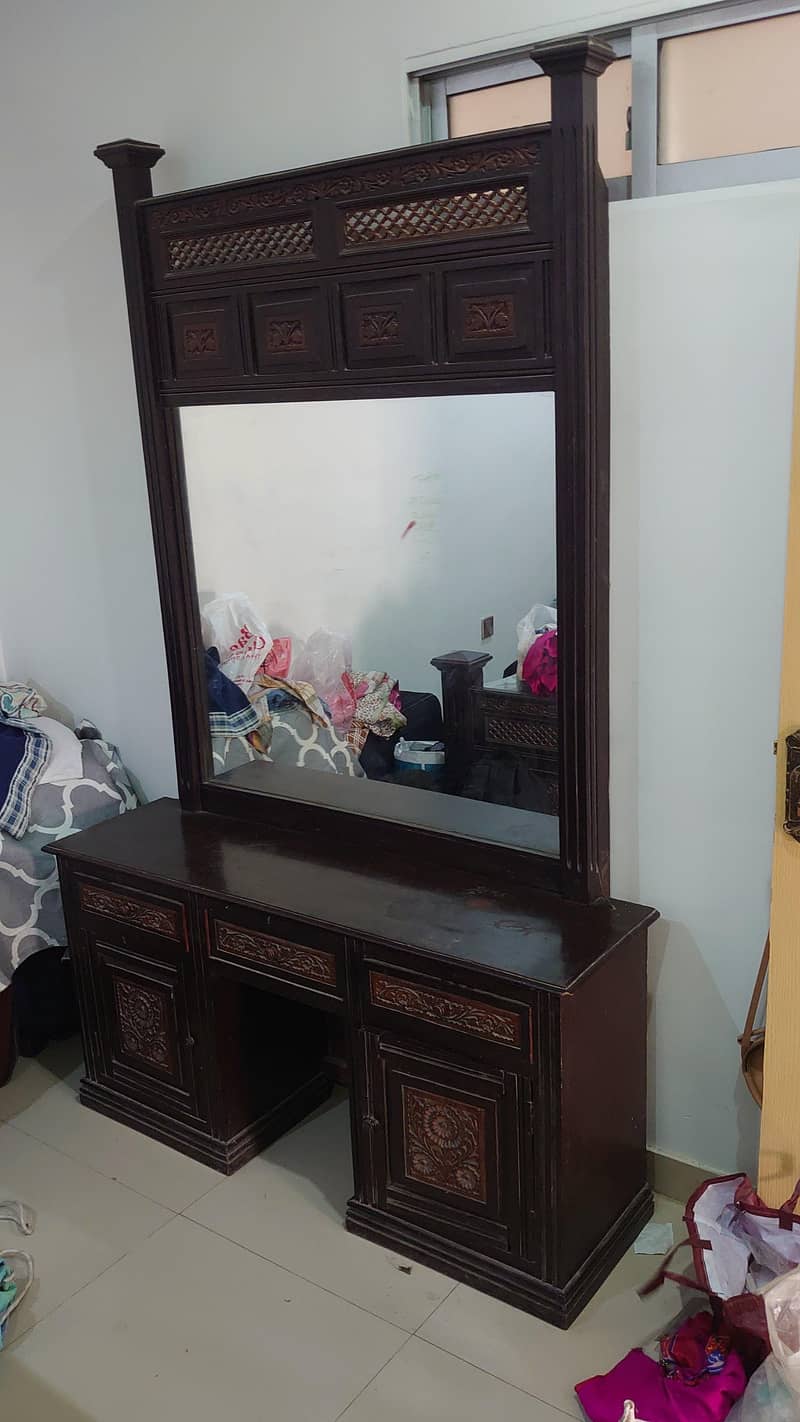 bed , dressing table without mattress 5