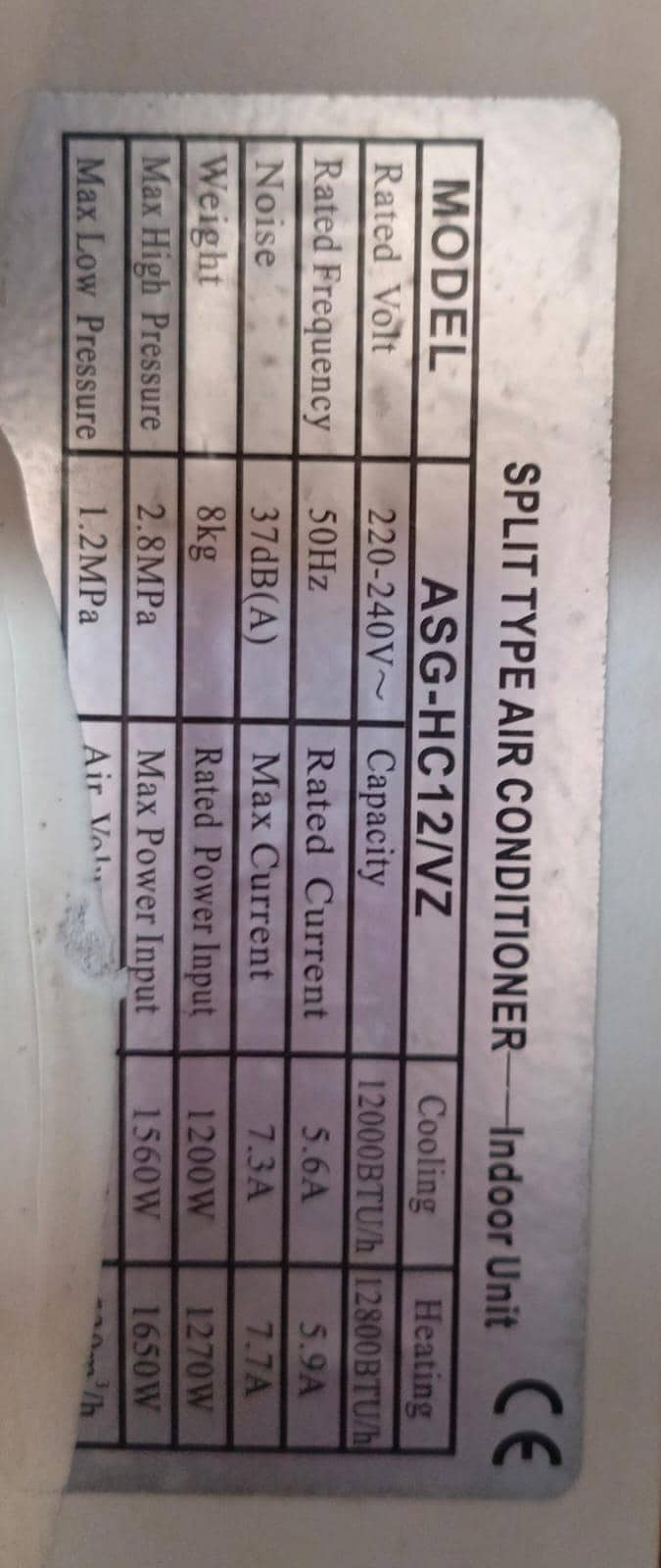 super General 1 ton split 1