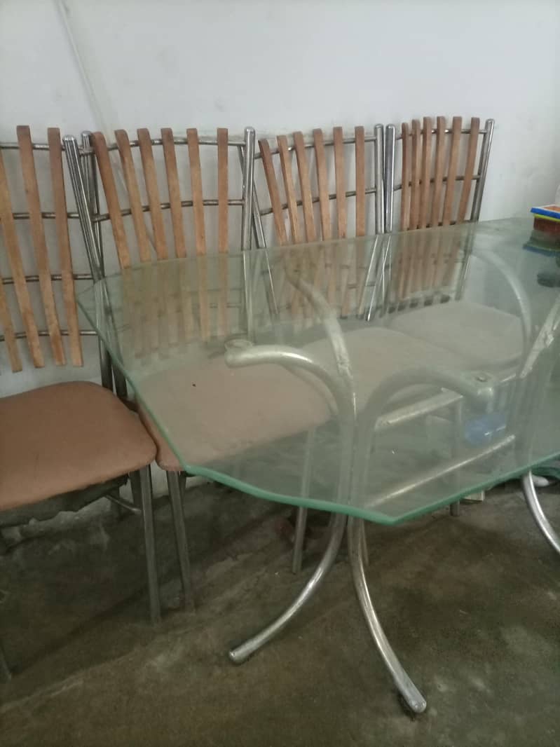 6 Chairs Dining Table 2