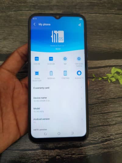Tecno Spark 6 Go 3/64 for sale Official PTA Approved