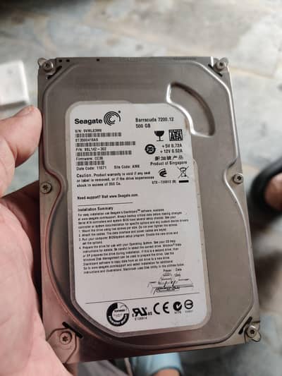 Seagate 500 GB Hard Disk drive
