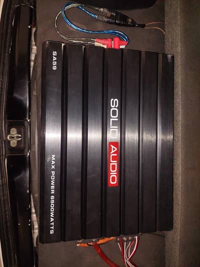 Solid SA59 Amp + JBL GT Woofer + Pioneer Speakers