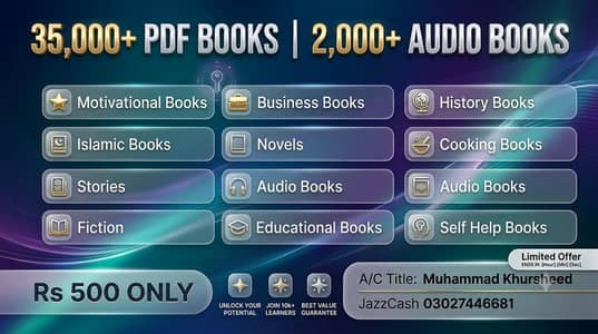 35000+ e-books available (discount possible if you contact me in chat)