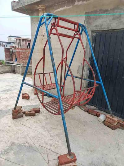 4 Seater Iron Garden Swing / Outdoor Jhoola – Heavy Duty