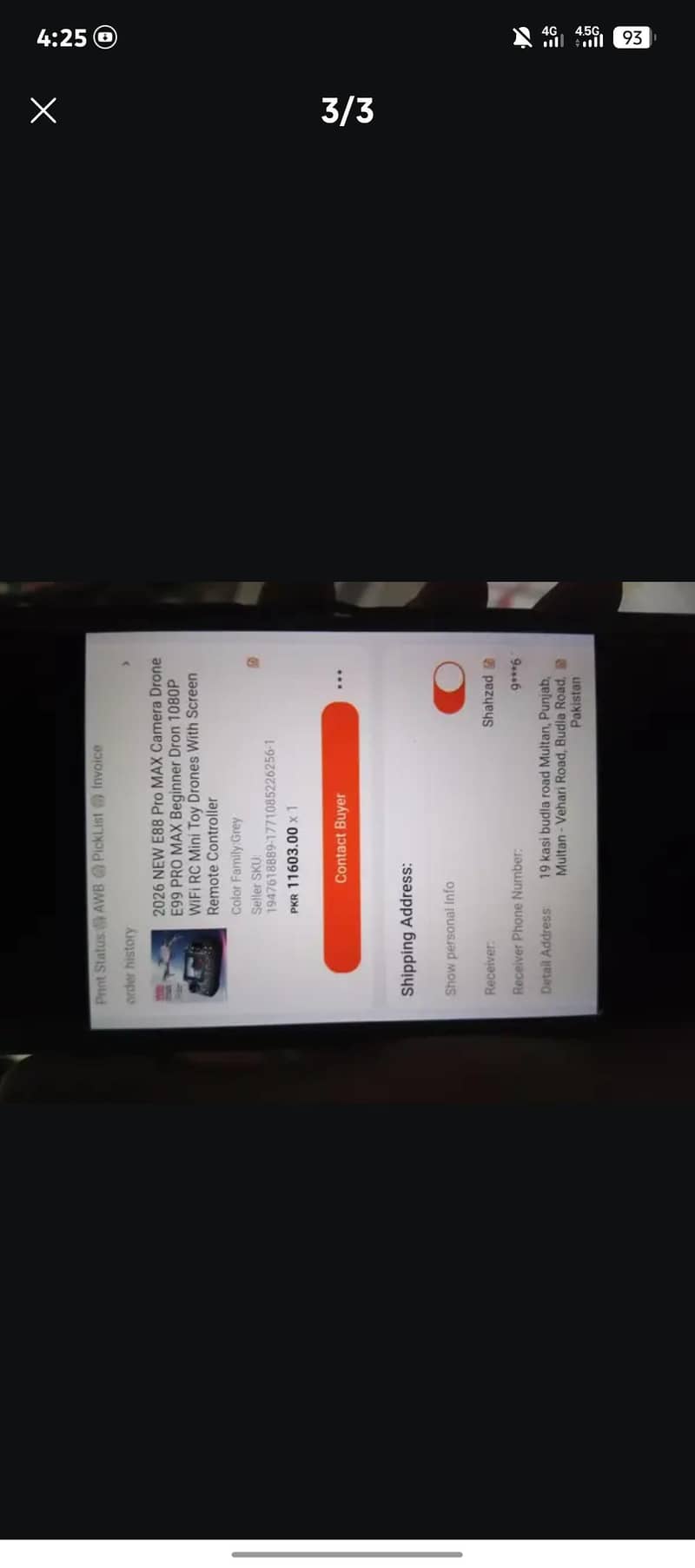 e88 max screen drone with camera 0