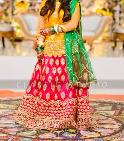 Bridal Mehndi Dress