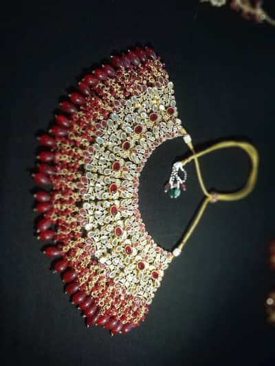 Bridle kundun Indian jewellery set