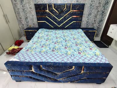 Bed for sale with side tables