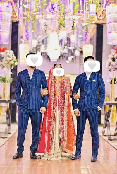 Red bridal dress