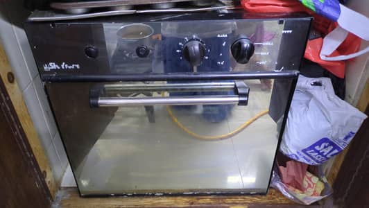 sky flame oven gas good working