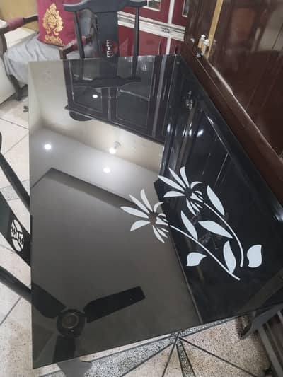 Glass dining table for sale