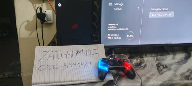 Xbox Series X Used Console (1TB, Disc Edition)With Gamesir controller