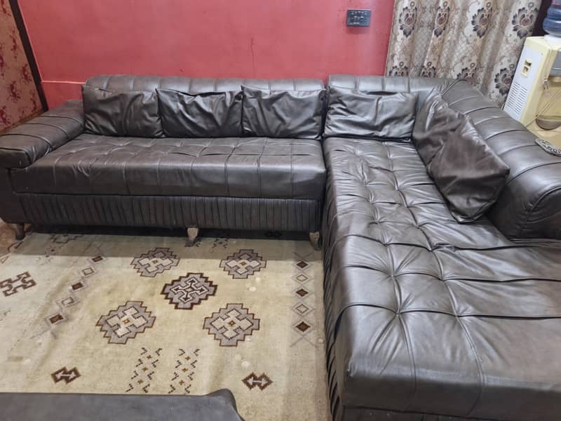 L shaped sofa set 0