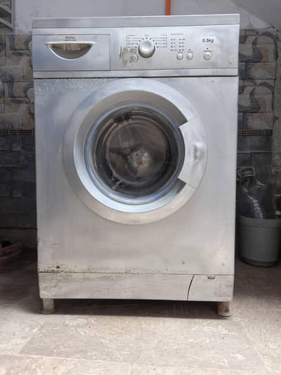 Haier 5.5kg Front Load Fully Automatic Washing Machine with Dryer