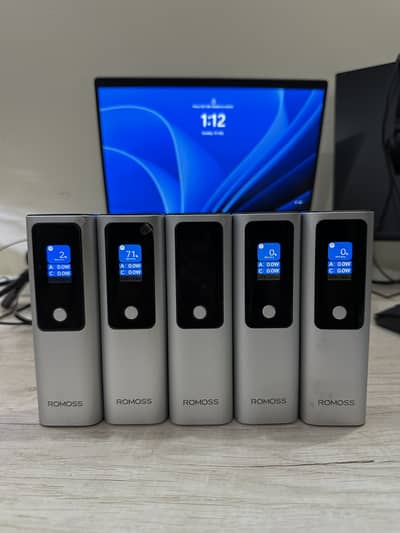 ROMOSS PPU20 20000mAh 130W PD Fast Charging with Display Power Bank